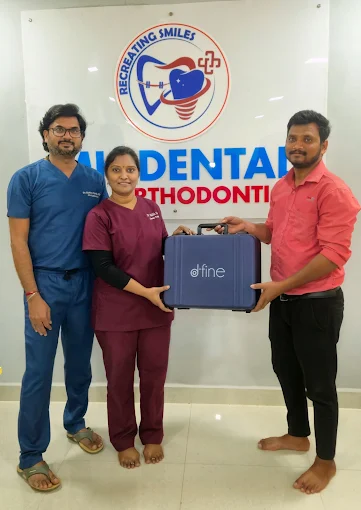 Clear aligner smile transformation