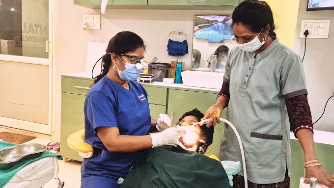 Happy patient at MK Dental
